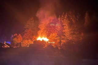 Incendie à La Caffe, Martigny-Combe